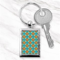 Cute Pretty Elegant Pattern Key Chain (rectangle)