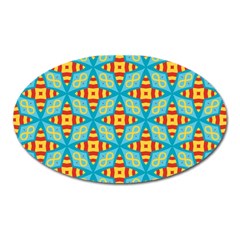 Cute Pretty Elegant Pattern Magnet (oval)