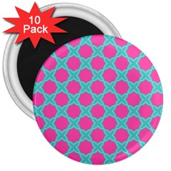 Cute Pretty Elegant Pattern 3  Button Magnet (10 Pack)