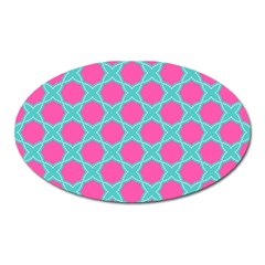 Cute Pretty Elegant Pattern Magnet (oval)