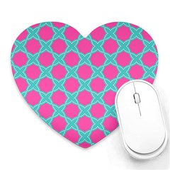 Cute Pretty Elegant Pattern Mouse Pad (heart) by GardenOfOphir