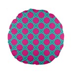 Cute Pretty Elegant Pattern 15  Premium Round Cushion  Front