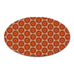 Cute Pretty Elegant Pattern Magnet (oval)