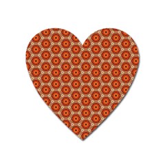 Cute Pretty Elegant Pattern Magnet (heart) by GardenOfOphir