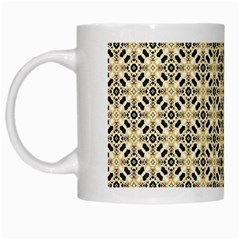 Cute Pretty Elegant Pattern White Coffee Mug