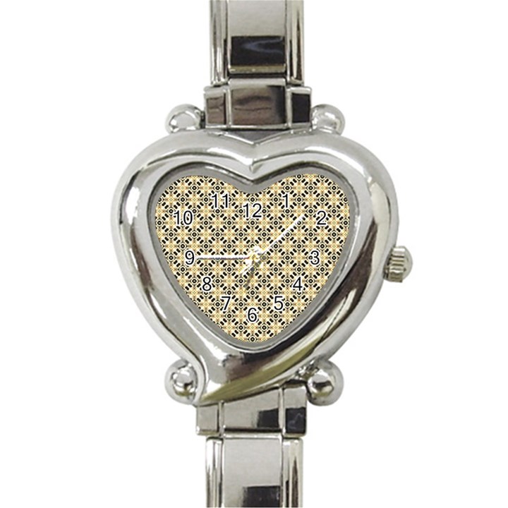 Cute Pretty Elegant Pattern Heart Italian Charm Watch 