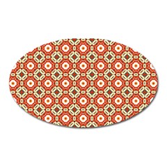 Cute Pretty Elegant Pattern Magnet (oval)