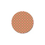 Cute Pretty Elegant Pattern Golf Ball Marker 10 Pack Front