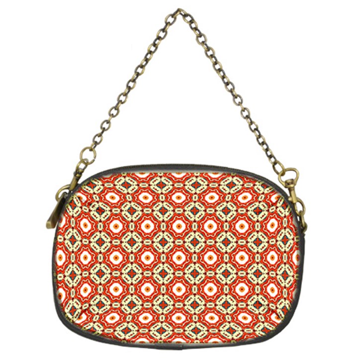 Cute Pretty Elegant Pattern Chain Purse (Two Sided) 