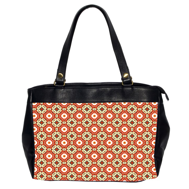 Cute Pretty Elegant Pattern Oversize Office Handbag (Two Sides)