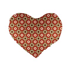 Cute Pretty Elegant Pattern 16  Premium Heart Shape Cushion 