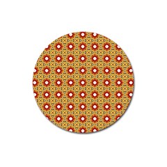 Cute Pretty Elegant Pattern Magnet 3  (round)