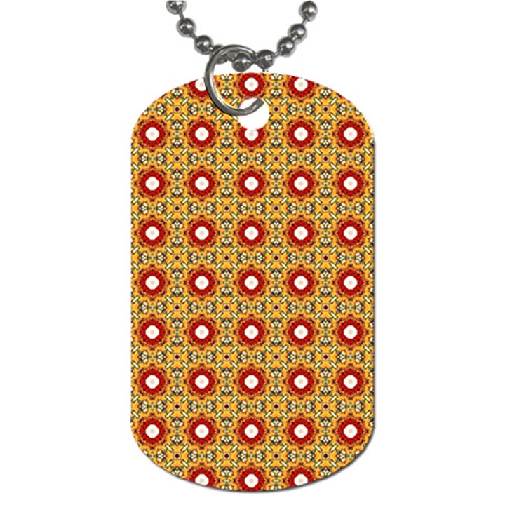 Cute Pretty Elegant Pattern Dog Tag (Two-sided) 