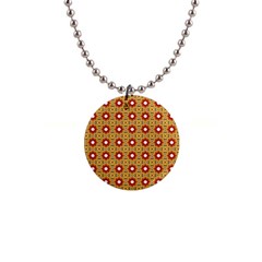 Cute Pretty Elegant Pattern Button Necklace