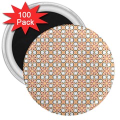 Cute Pretty Elegant Pattern 3  Button Magnet (100 Pack)