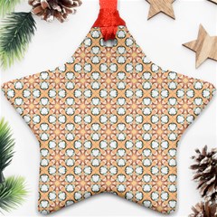 Cute Pretty Elegant Pattern Star Ornament (two Sides) by GardenOfOphir