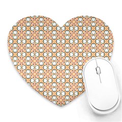 Cute Pretty Elegant Pattern Mouse Pad (heart)