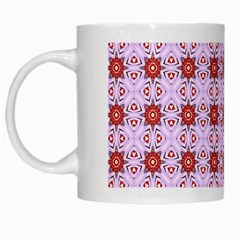 Cute Pretty Elegant Pattern White Coffee Mug by GardenOfOphir