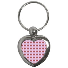 Cute Pretty Elegant Pattern Key Chain (heart) by GardenOfOphir