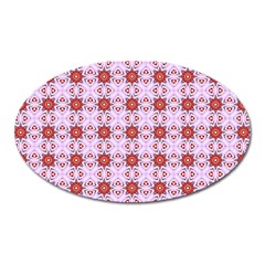 Cute Pretty Elegant Pattern Magnet (oval)