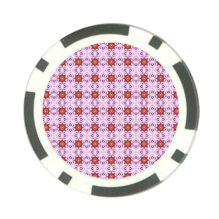 Cute Pretty Elegant Pattern Poker Chip (10 Pack)