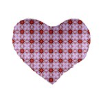 Cute Pretty Elegant Pattern 16  Premium Heart Shape Cushion  Front