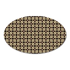 Cute Pretty Elegant Pattern Magnet (oval)