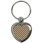 Cute Pretty Elegant Pattern Key Chain (Heart) Front