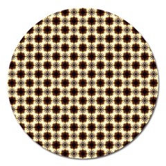 Cute Pretty Elegant Pattern Magnet 5  (round) by GardenOfOphir