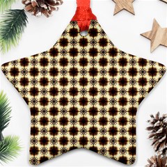 Cute Pretty Elegant Pattern Star Ornament (two Sides) by GardenOfOphir