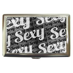 Sexy Text Typographic Pattern Cigarette Money Case