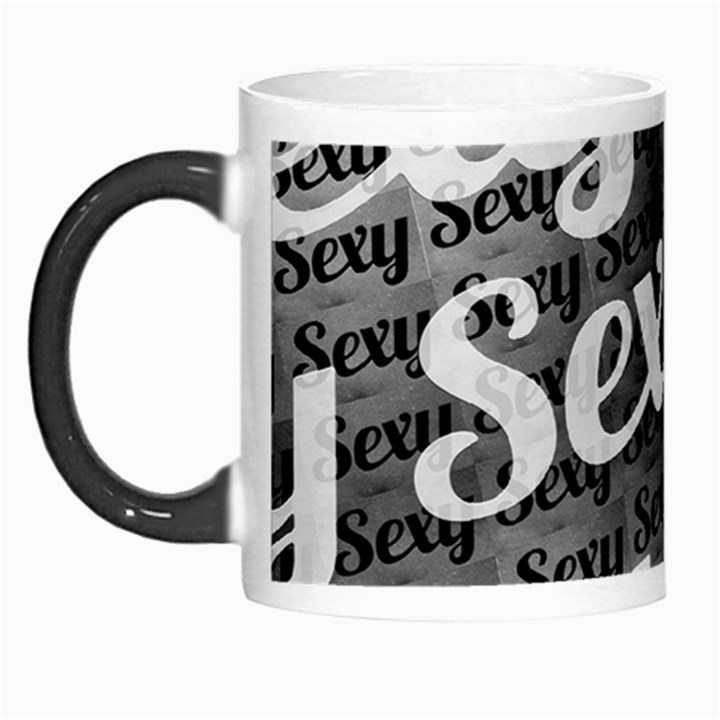 Sexy Text Typographic Pattern Morph Mug