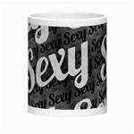 Sexy Text Typographic Pattern Morph Mug Center