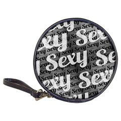 Sexy Text Typographic Pattern Cd Wallet