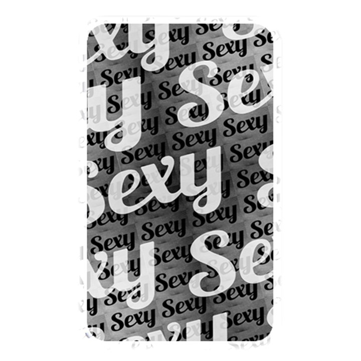 Sexy Text Typographic Pattern Memory Card Reader (Rectangular)