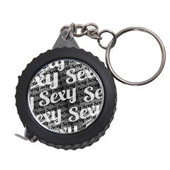 Sexy Text Typographic Pattern Measuring Tape