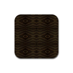 Futuristic Geometric Design Drink Coasters 4 Pack (square) by dflcprints