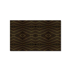 Futuristic Geometric Design Sticker (rectangle) by dflcprints