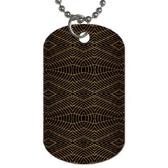 Futuristic Geometric Design Dog Tag (two-sided)  by dflcprints