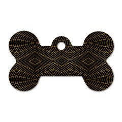 Futuristic Geometric Design Dog Tag Bone (two Sided) by dflcprints