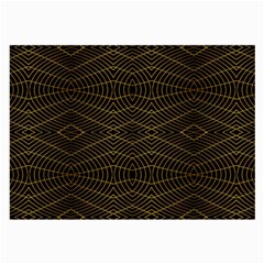 Futuristic Geometric Design Glasses Cloth (large) by dflcprints