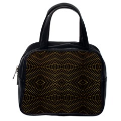 Futuristic Geometric Design Classic Handbag (one Side) by dflcprints