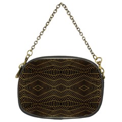 Futuristic Geometric Design Chain Purse (two Sided) 