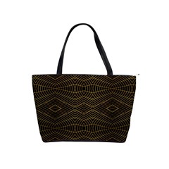 Futuristic Geometric Design Large Shoulder Bag by dflcprints