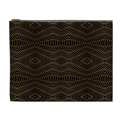 Futuristic Geometric Design Cosmetic Bag (xl) by dflcprints