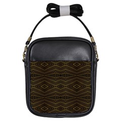 Futuristic Geometric Design Girl s Sling Bag by dflcprints