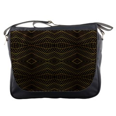 Futuristic Geometric Design Messenger Bag