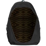 Futuristic Geometric Design Backpack Bag Front