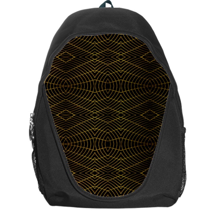 Futuristic Geometric Design Backpack Bag