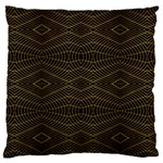 Futuristic Geometric Design Large Flano Cushion Case (One Side) Front